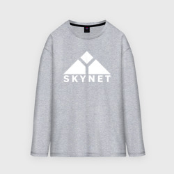 Мужской лонгслив oversize хлопок Skynet