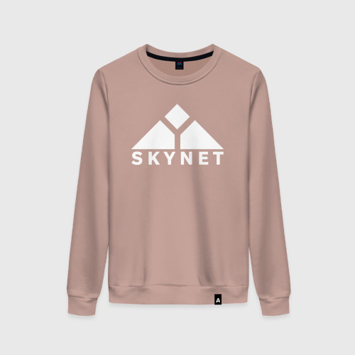 Женский свитшот хлопок Skynet, цвет пыльно-розовый