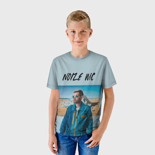 Детская футболка 3D с принтом Noize MC, фото на моделе #1
