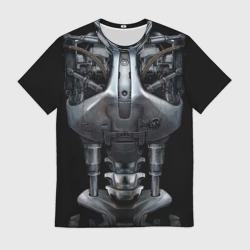 Мужская футболка 3D Терминатор т-800