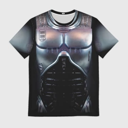 Мужская футболка 3D Робокоп костюм