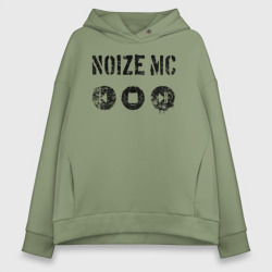 Женское худи Oversize хлопок Noize MC