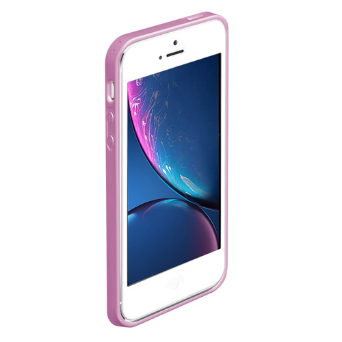 Чехол для iPhone 5/5S матовый Форма для мотокросса FOX - фото 2