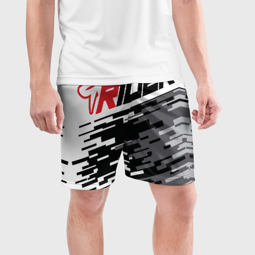 Мужские шорты спортивные Форма для мотокросса FOX, цвет 3D печать - фото 3