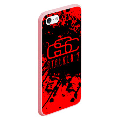 Чехол для iPhone 5/5S матовый Stalker GSC red - фото 2