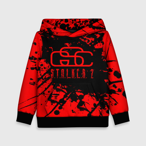 Детская толстовка 3D с принтом Stalker GSC red, вид спереди #2