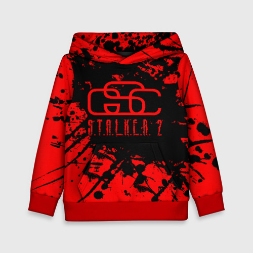 Детская толстовка 3D Stalker GSC red, цвет красный