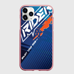 Чехол для iPhone 11 Pro Max матовый Форма для мотокросса fox