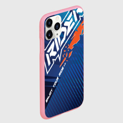 Чехол для iPhone 11 Pro Max матовый Форма для мотокросса fox - фото 2