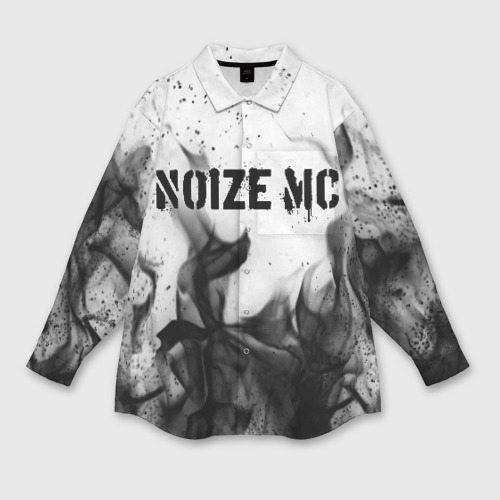 Мужская рубашка oversize 3D Noize MC, цвет белый