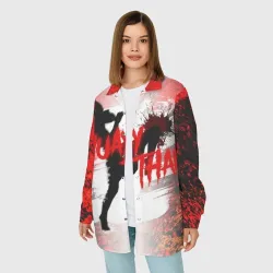 Женская рубашка oversize 3D Muay Thai - фото 2