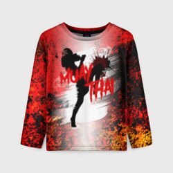 Детский лонгслив 3D Muay Thai