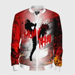 Мужской бомбер 3D Muay Thai
