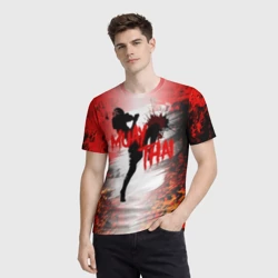 Мужская футболка 3D Muay Thai - фото 2