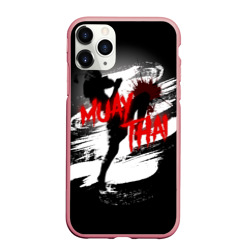 Чехол для iPhone 11 Pro Max матовый Muay Thai