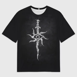 Женская футболка oversize 3D Dragon Age
