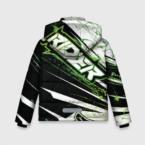 Зимняя куртка для мальчиков 3D Форма для мотокросса FOX, цвет черный - фото 2