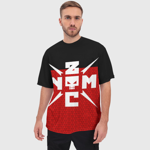 Мужская футболка oversize 3D Noize Mc, цвет 3D печать - фото 3