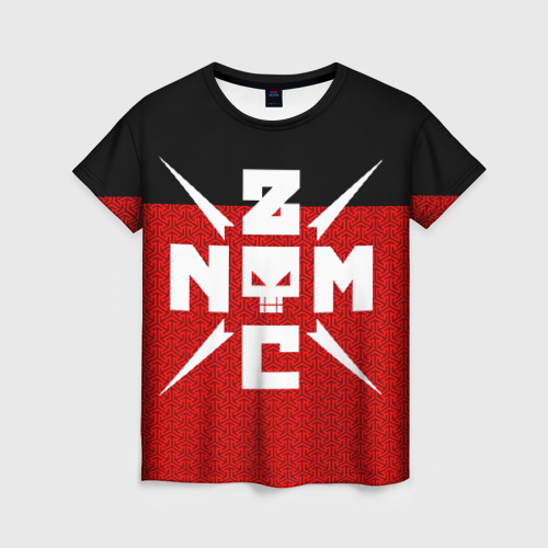 Женская футболка 3D с принтом Noize Mc, вид спереди #2