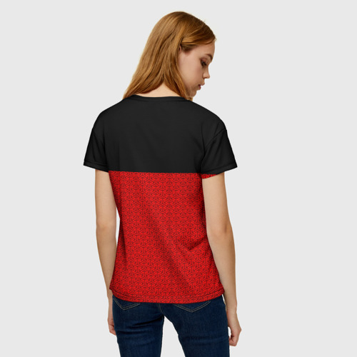 Женская футболка 3D с принтом Noize Mc, вид сзади #2