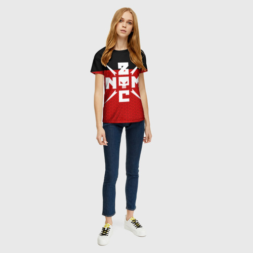 Женская футболка 3D с принтом Noize Mc, вид сбоку #3