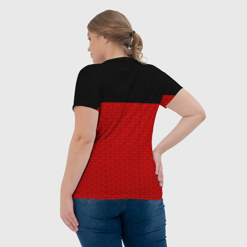 Женская футболка 3D с принтом Noize Mc, вид сзади #2