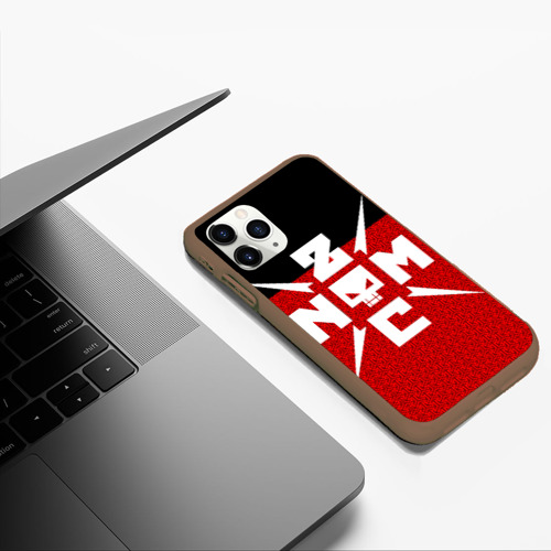 Чехол для iPhone 11 Pro Max матовый Noize Mc, цвет коричневый - фото 5