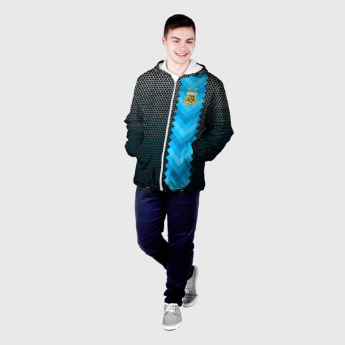 Мужская куртка 3D Аргентина форма, цвет 3D печать - фото 3
