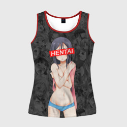 Женская майка 3D Hentai