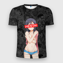 Мужская футболка 3D Slim Hentai