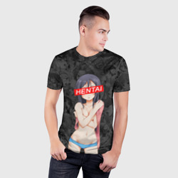 Мужская футболка 3D Slim Hentai - фото 2