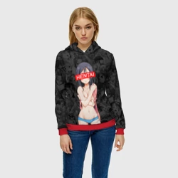 Женская толстовка 3D Hentai - фото 2