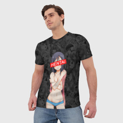 Мужская футболка 3D Hentai - фото 2