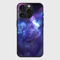 Чехол силиконовый для Apple iPhone 15 Pro Мax матовый Козерог