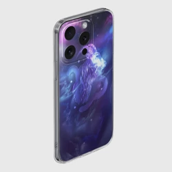 Чехол для iPhone 15 Pro Max силиконовый с защитой камеры Козерог - фото 2