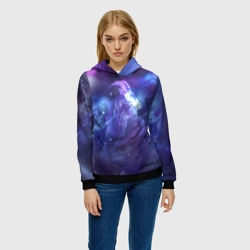 Женская толстовка 3D Козерог - фото 2