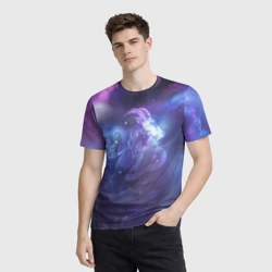 Мужская футболка 3D Козерог - фото 2