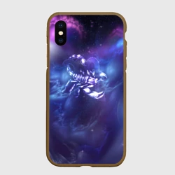 Чехол для iPhone XS Max матовый Скорпион
