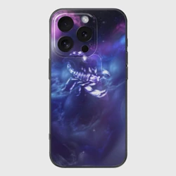 Чехол для iPhone 16 Pro силиконовый с защитой камеры Скорпион
