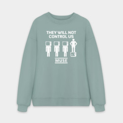 Мужской свитшот oversize без начеса хлопок Muse