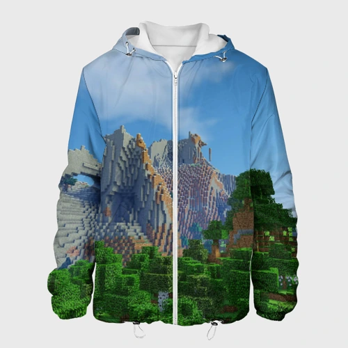 Мужская куртка 3D Minecraft