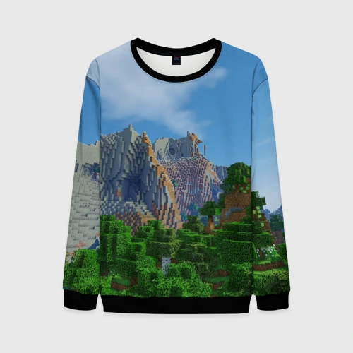 Мужской свитшот 3D Minecraft
