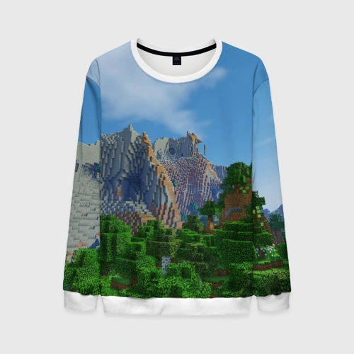 Мужской свитшот 3D Minecraft