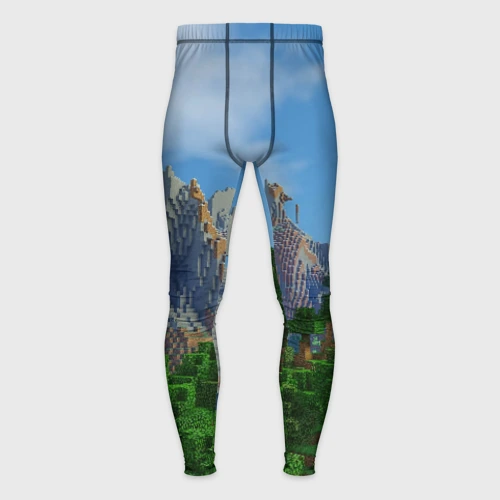 Мужские тайтсы 3D Minecraft