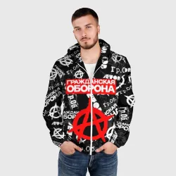 Мужская ветровка 3D Гражданская оборона - фото 2