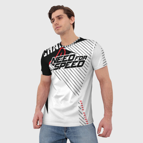 Мужская футболка 3D Need for Speed, цвет 3D печать - фото 3