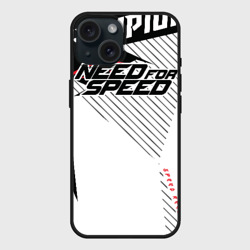 Чехол силиконовый для Apple iPhone 15 матовый Need for Speed