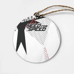 Деревянная игрушка круг Need for Speed