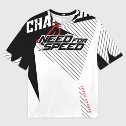 Мужская футболка oversize 3D Need for Speed