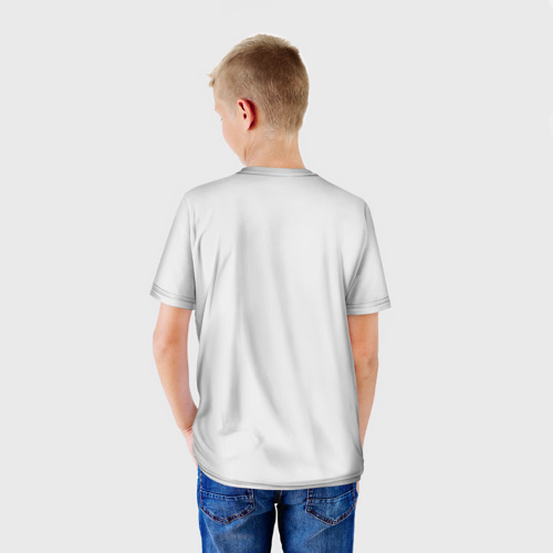Детская футболка 3D с принтом Starset Band, вид сзади #2
